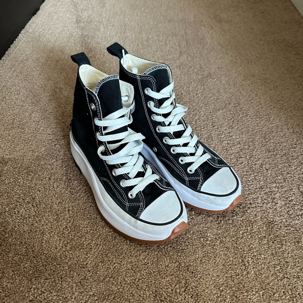 Converse run star hike platform high tops